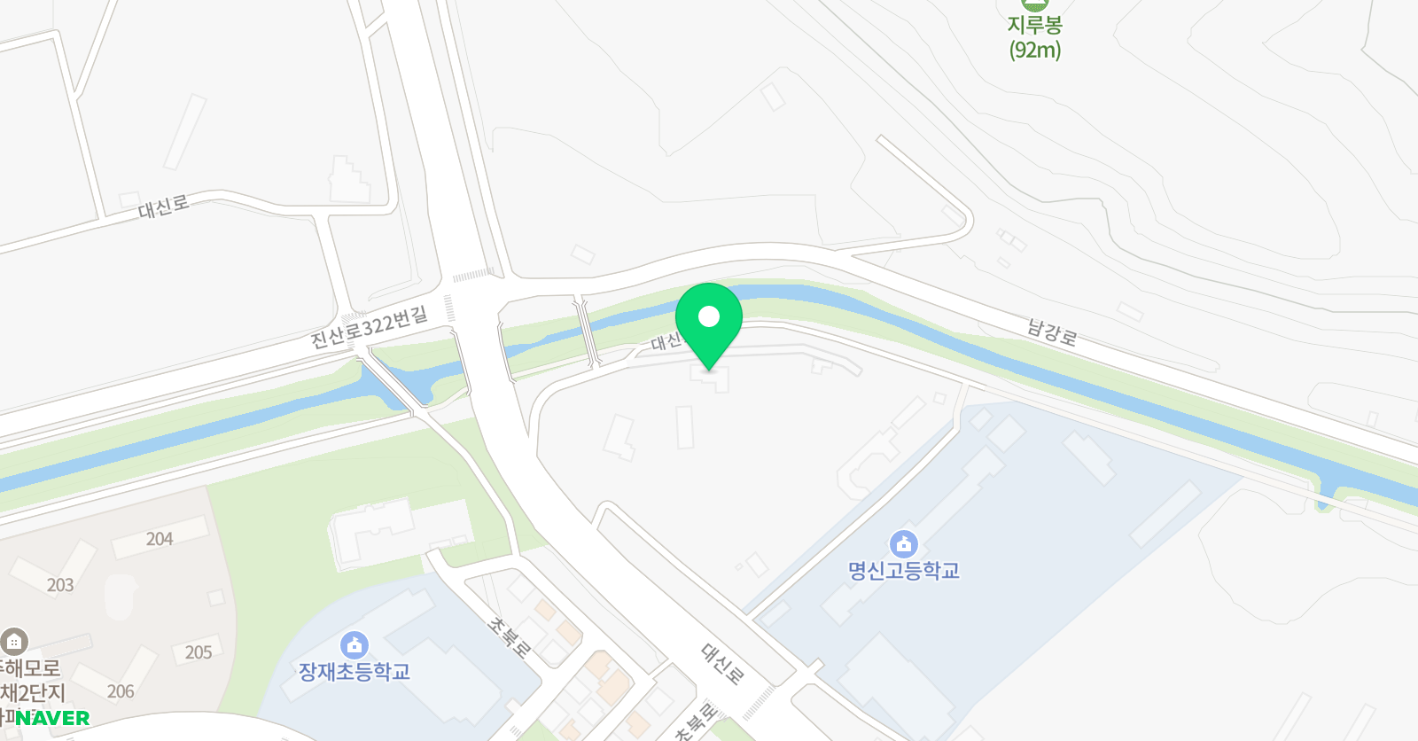진주고봉우FC 위치