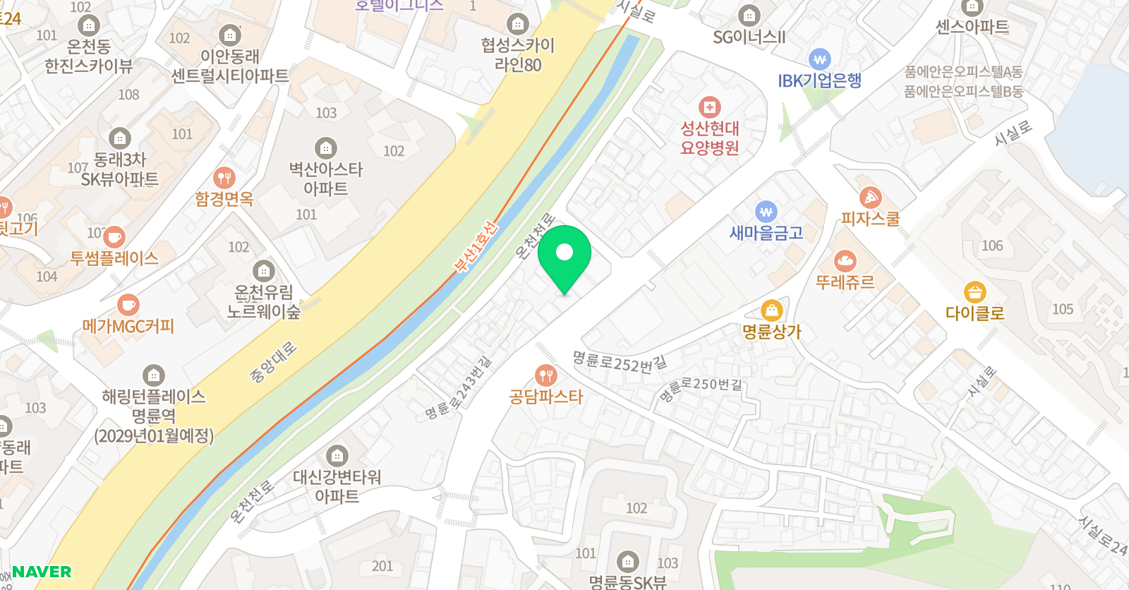 킹스 무용학원 위치
