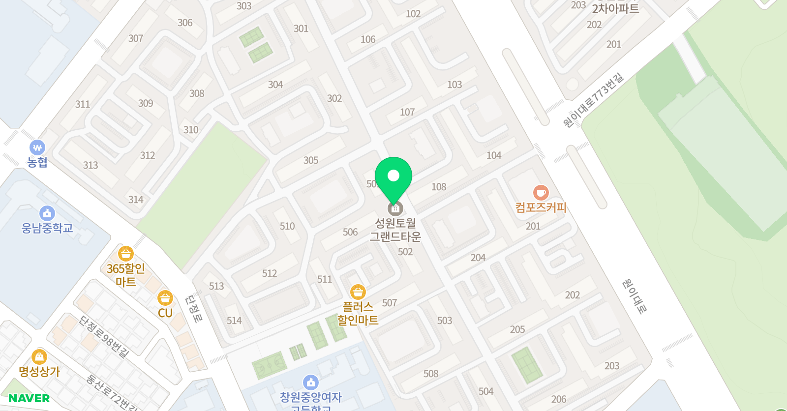 하마수학 도서관 창원상남1 위치