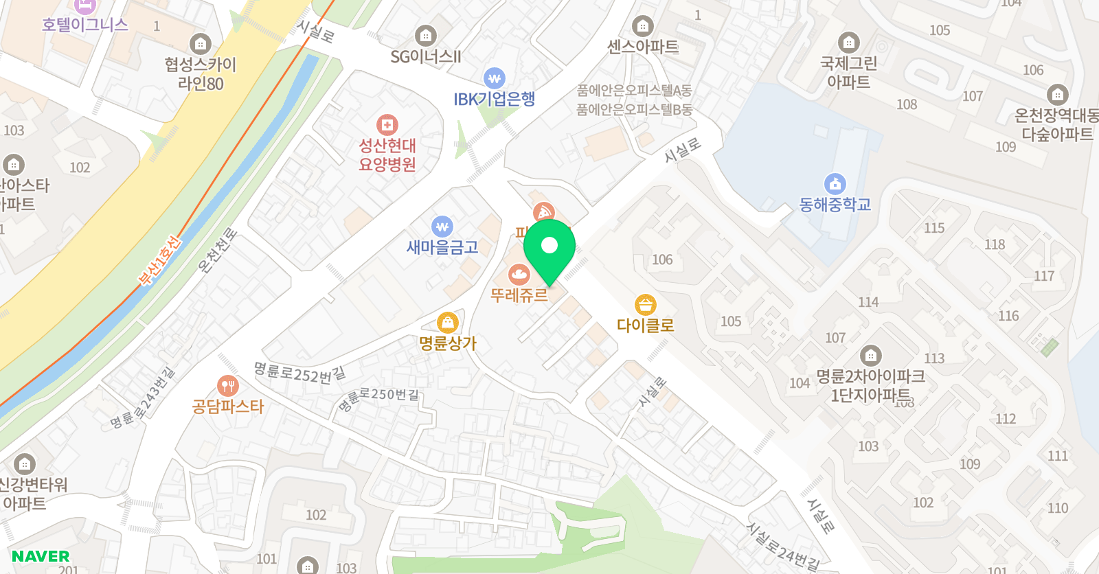 윤소리 음악학원 위치