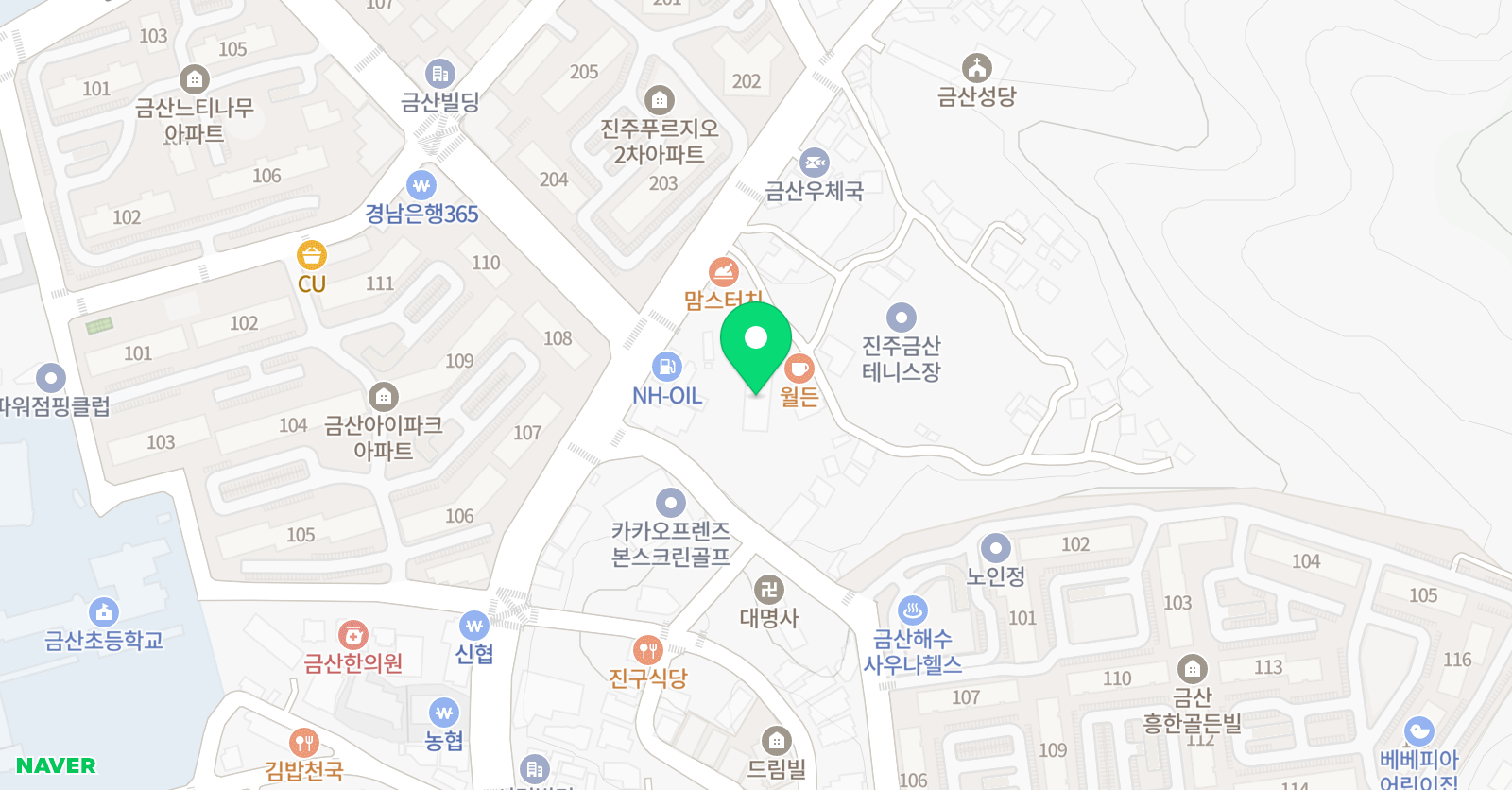 진주윤성권FC 축구아카데미 위치