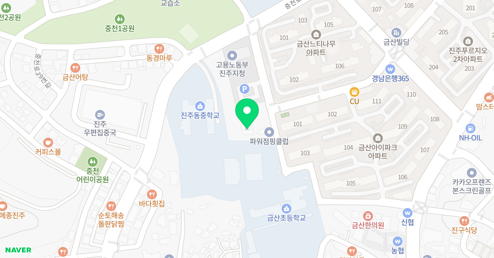 한우리 독서토론논술 진주금산독서교실 위치