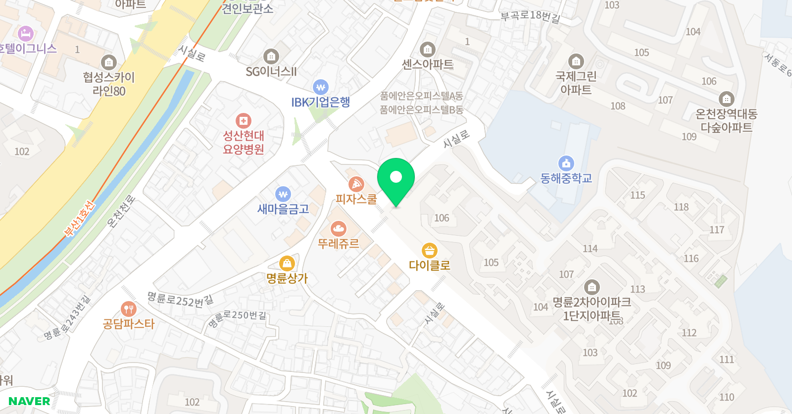더쌤 수학 위치