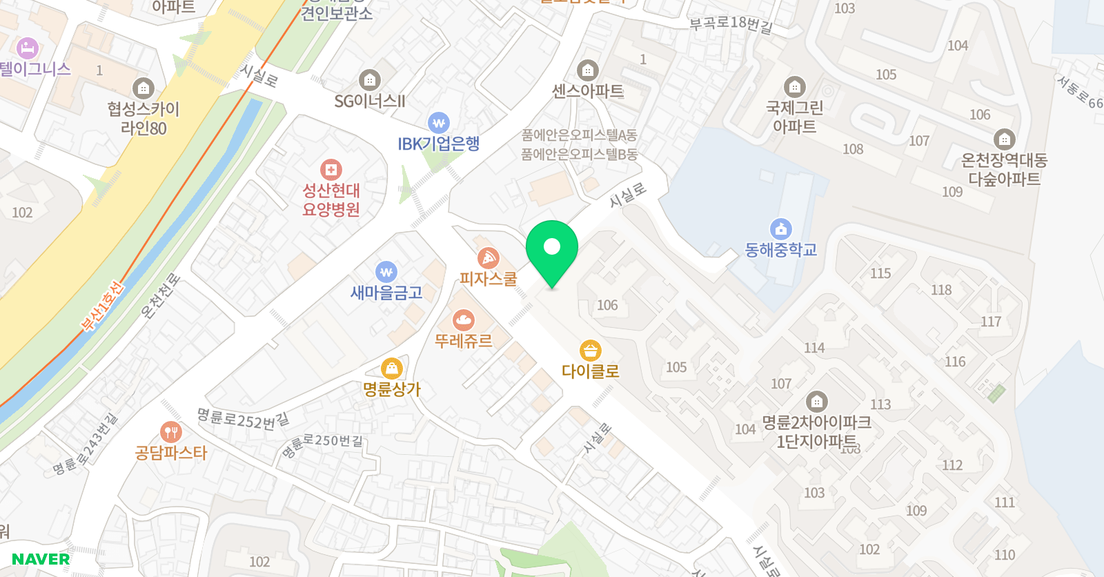 오름 수학교습소 위치