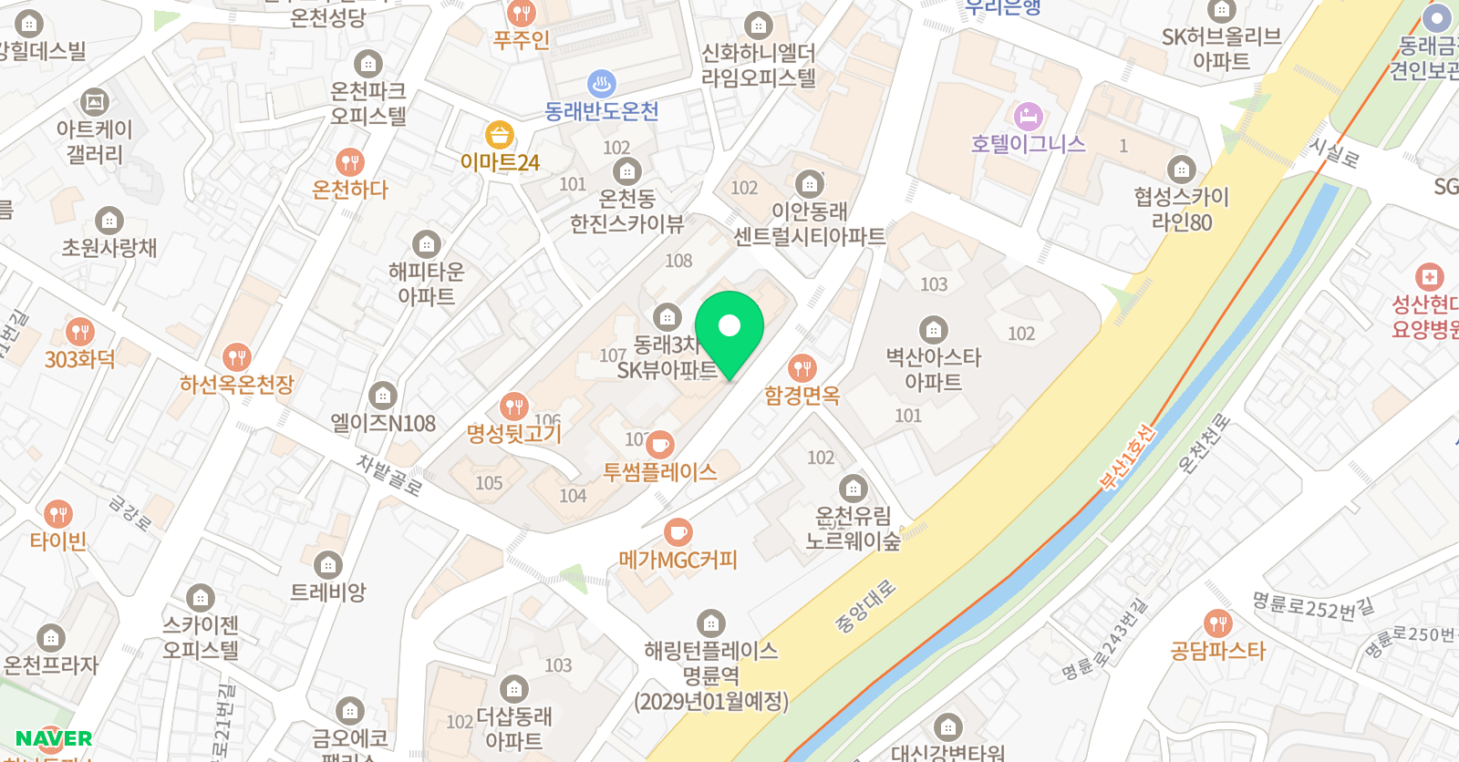 위드원 영어수학학원 위치