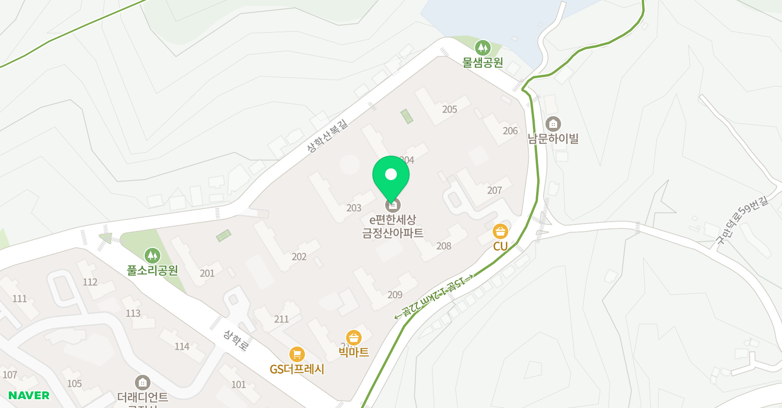 아소비 부산만덕이편한세상점 위치