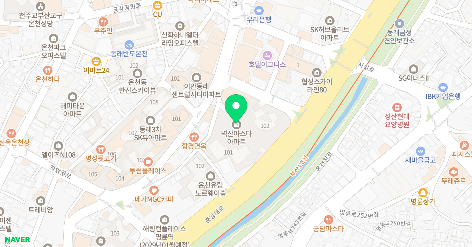 다온수학학원 위치