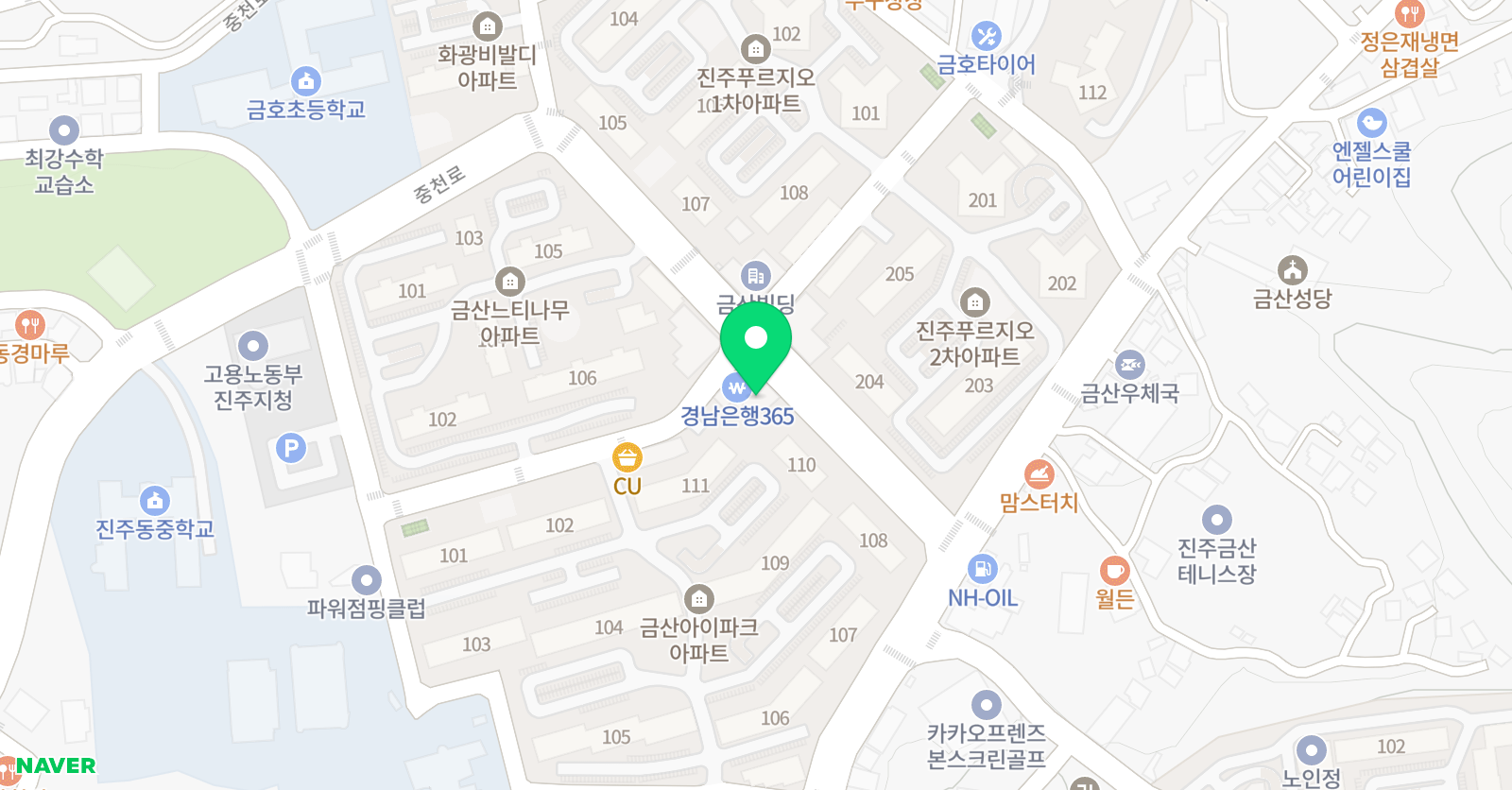 한솔플러스 수학학원 위치