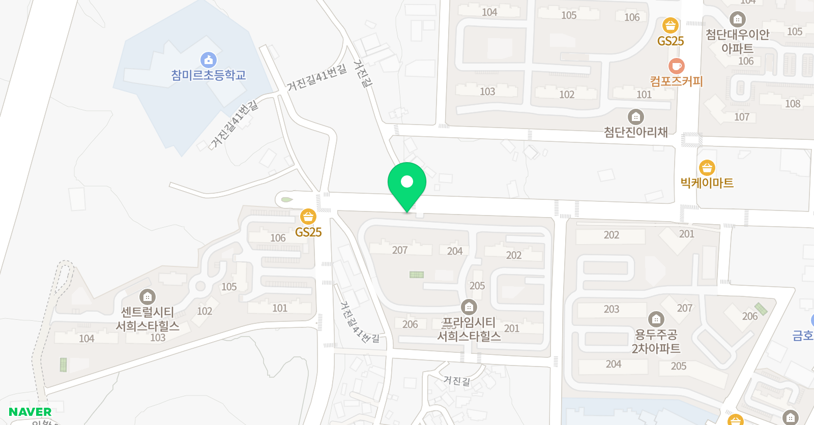 유니팝 광주용두센터 위치
