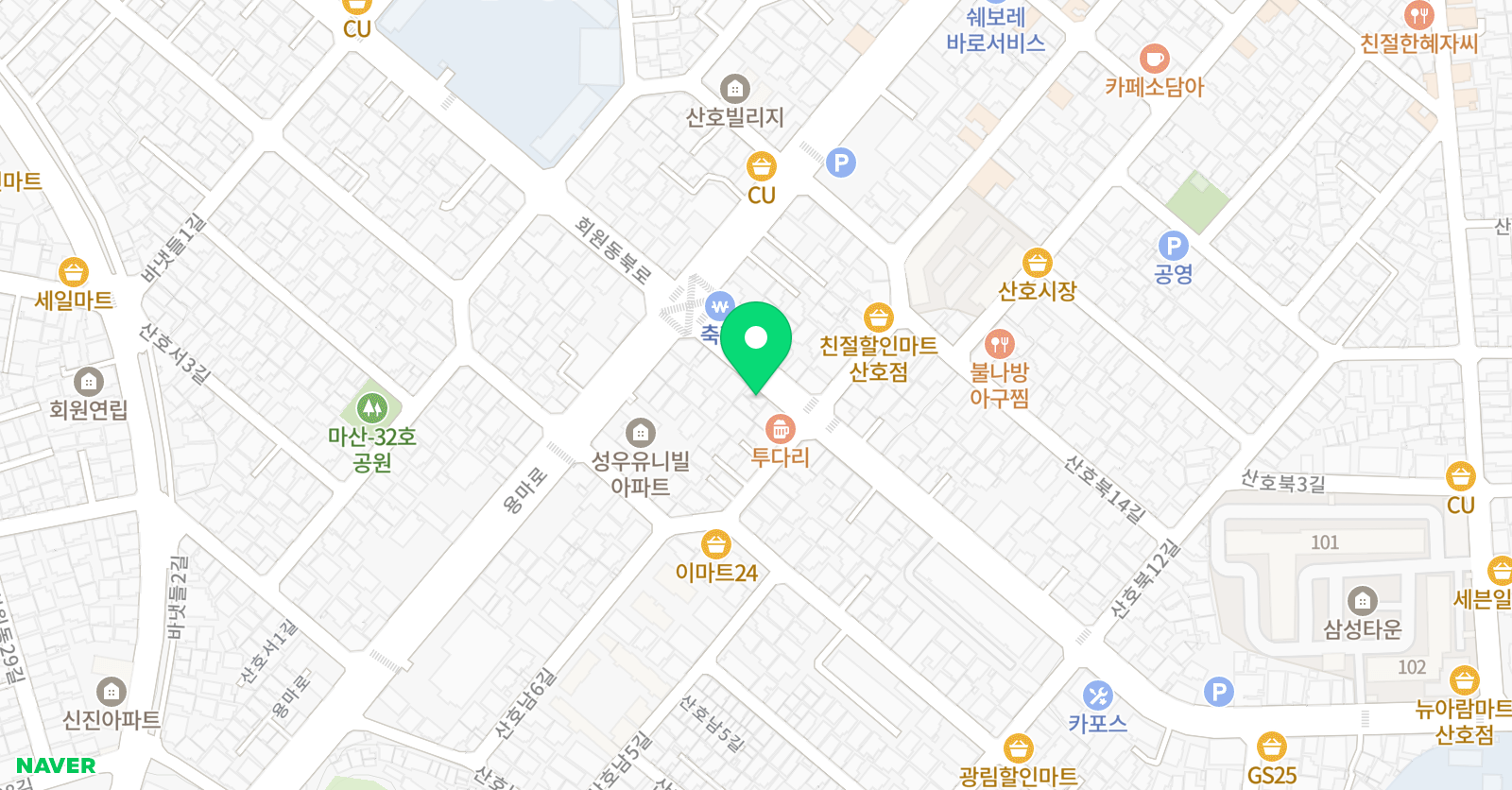 푸른솔 미술교습소 위치