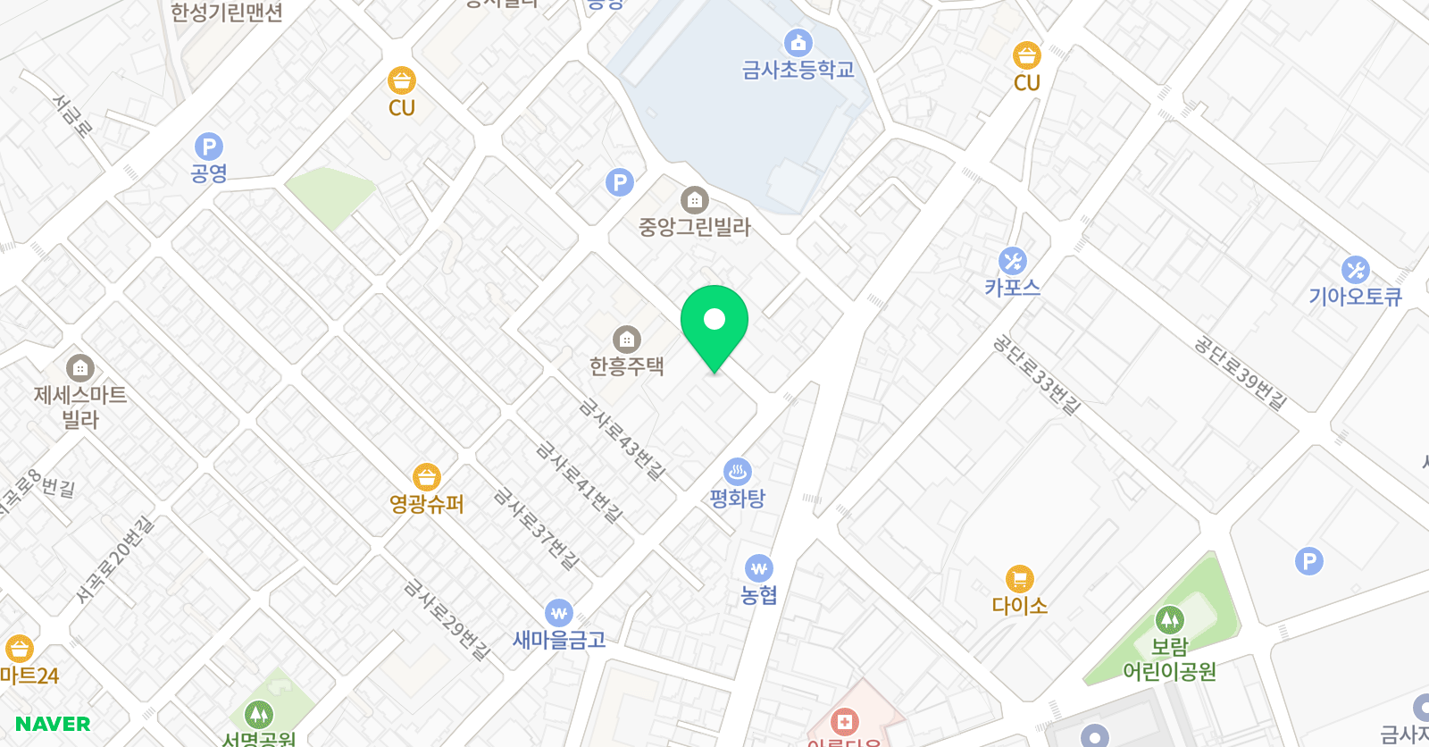 모란 미술학원 위치