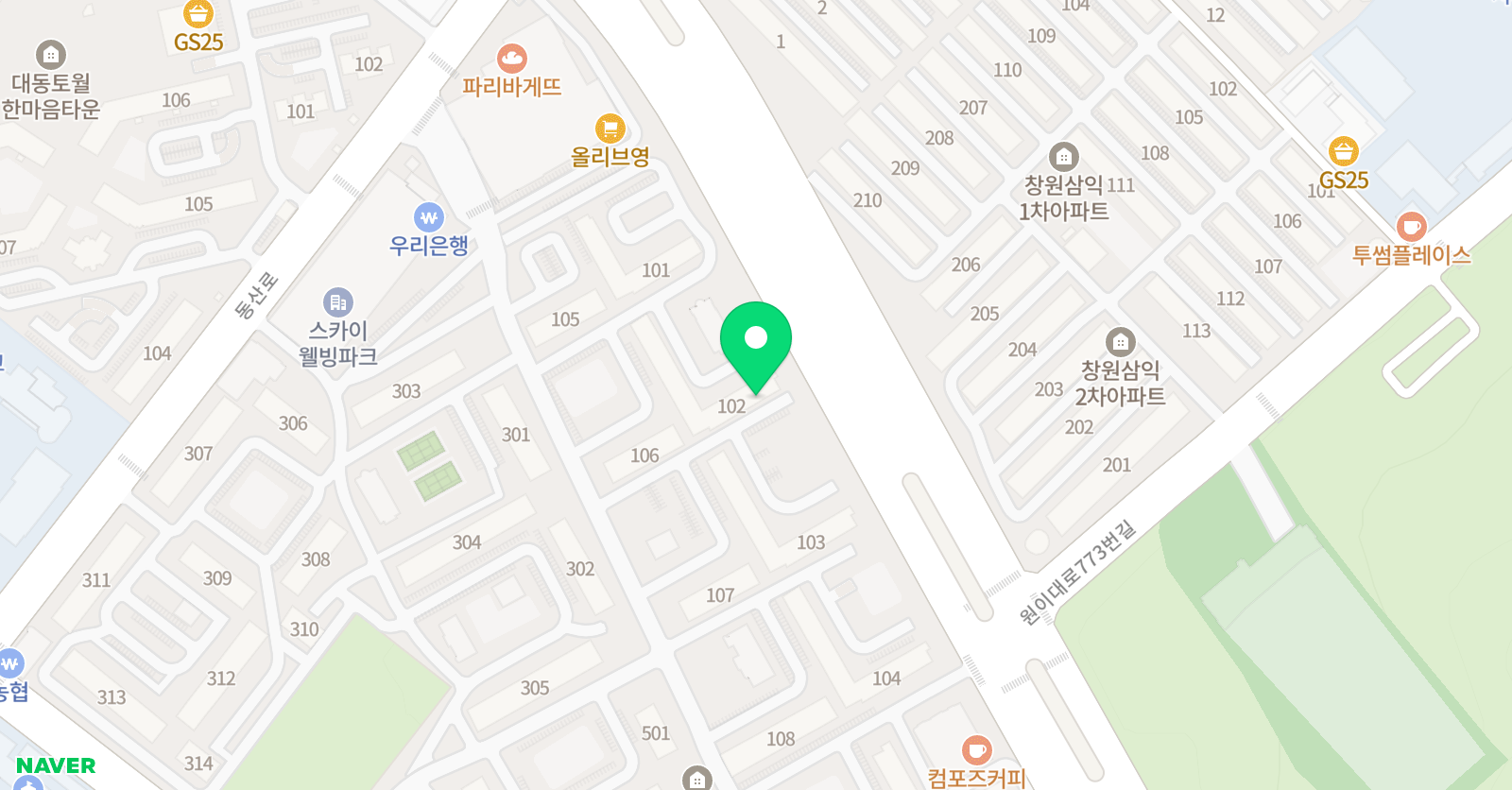 빨간펜 수학의달인 창원토월성원점 위치