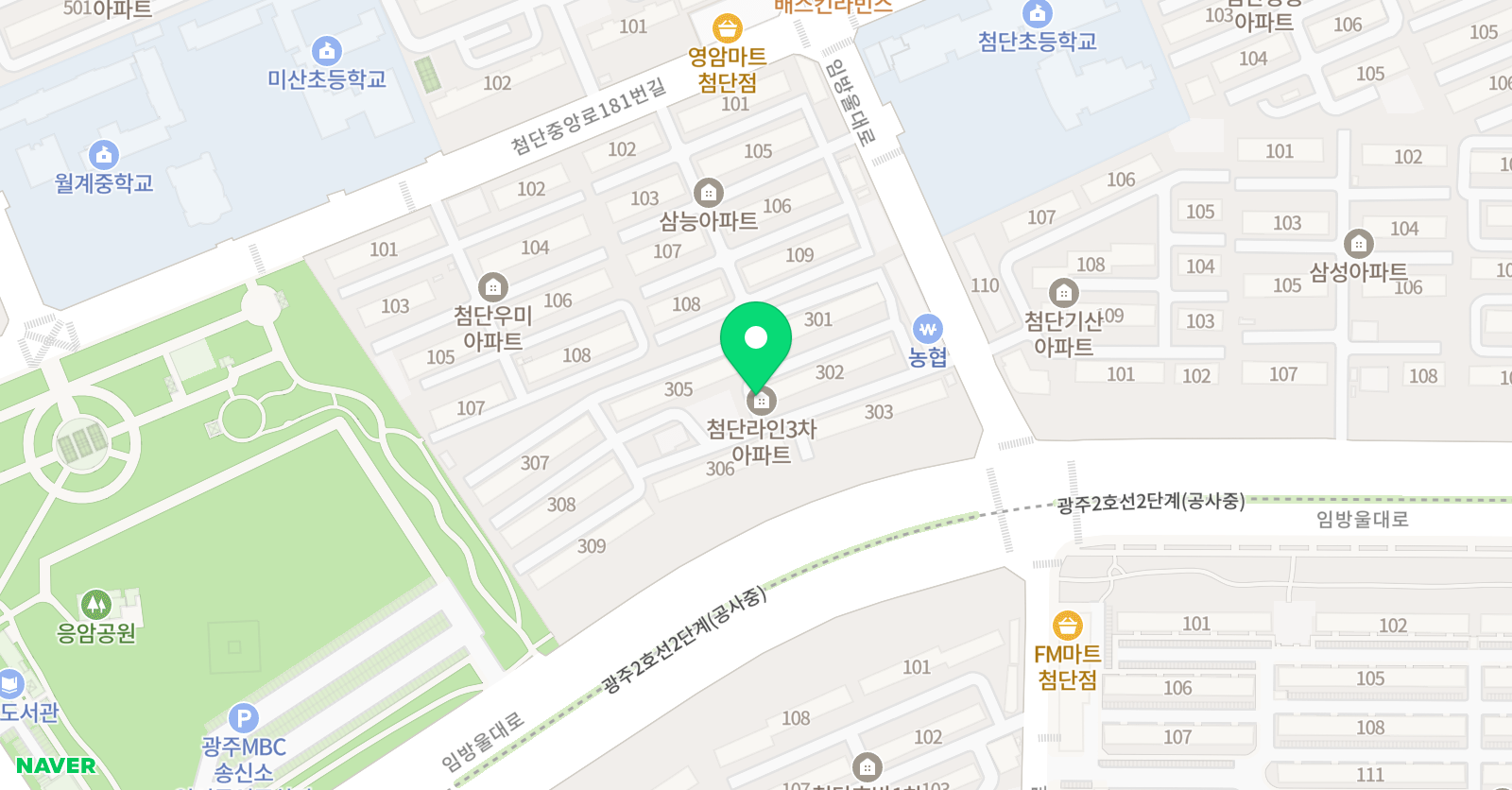 위너스 영어학원 위치