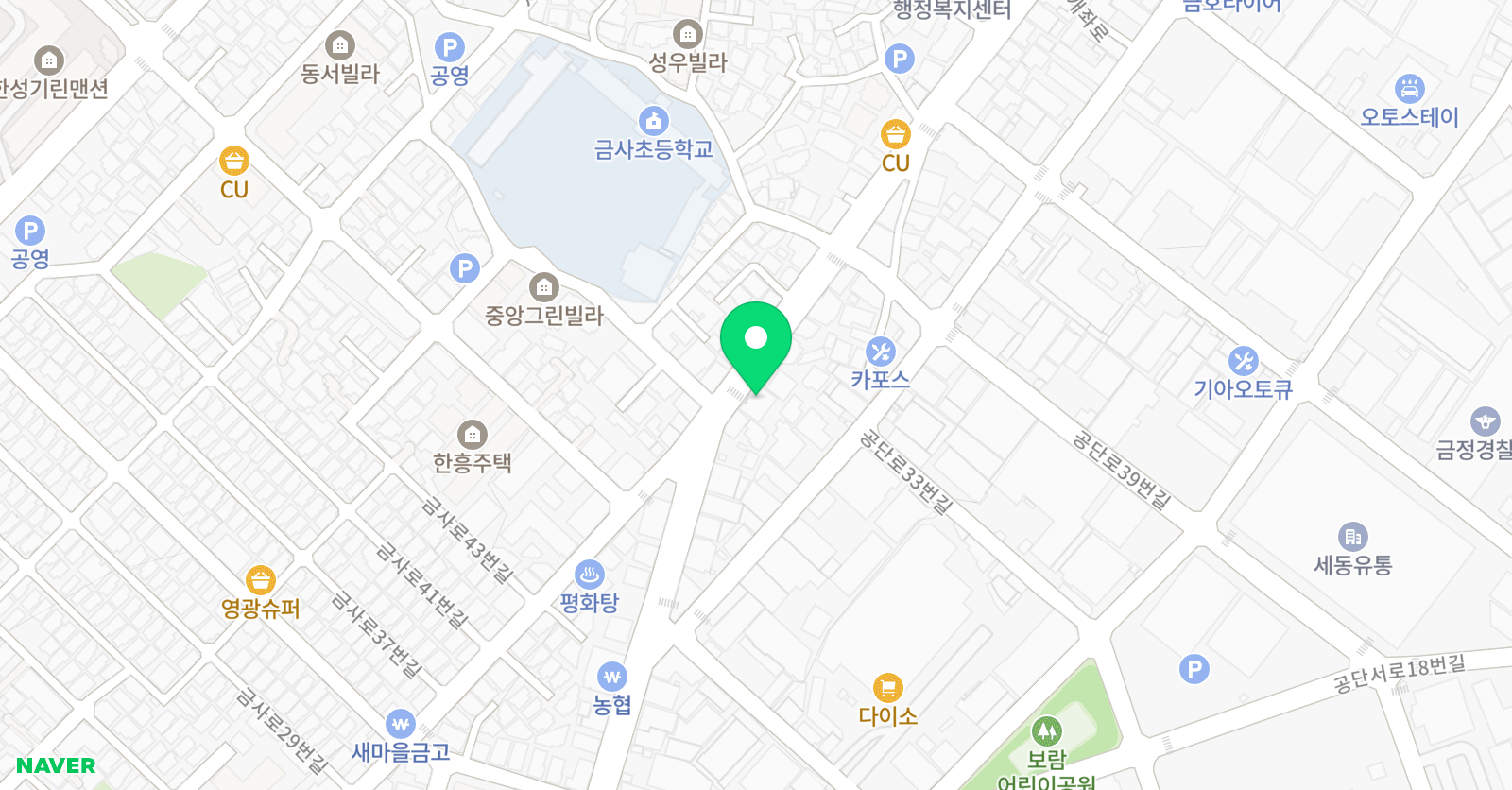 비호 태권도 위치