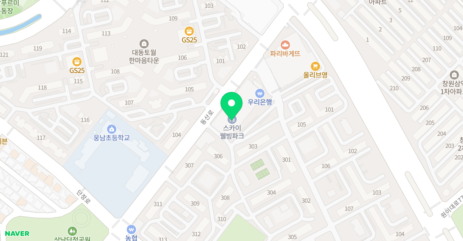비상 잉글리시아이 상남점 위치