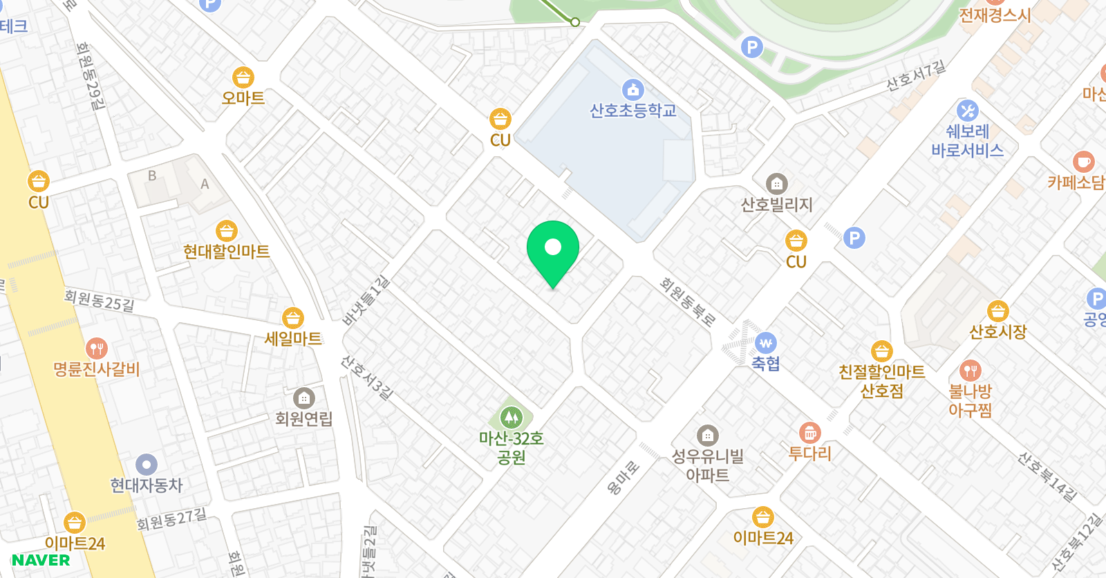 그림사랑 미술음악학원 위치