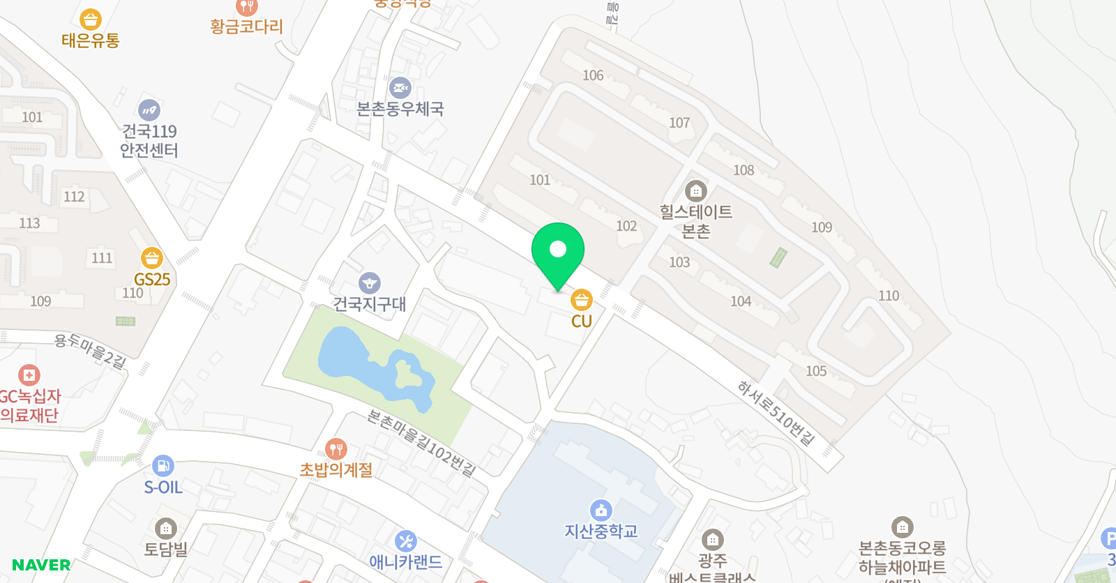 김쌤수학을품다 수학전문학원 위치