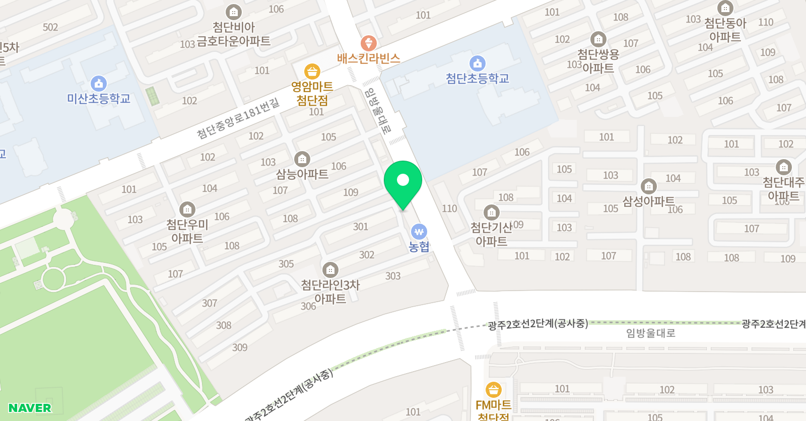 두드림 태권도 위치