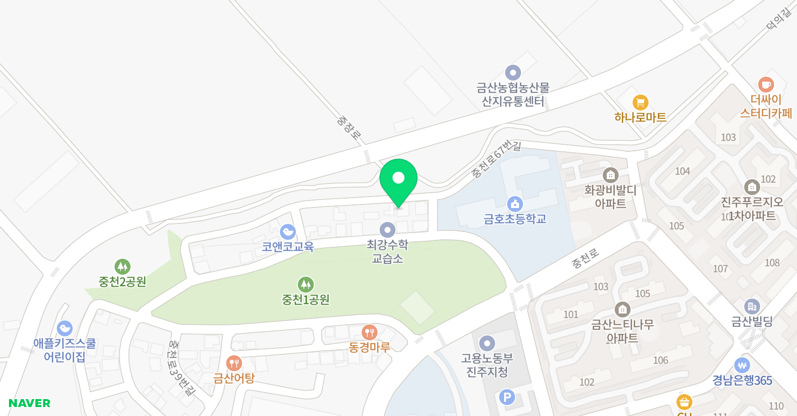 아이피플 미술학원 위치