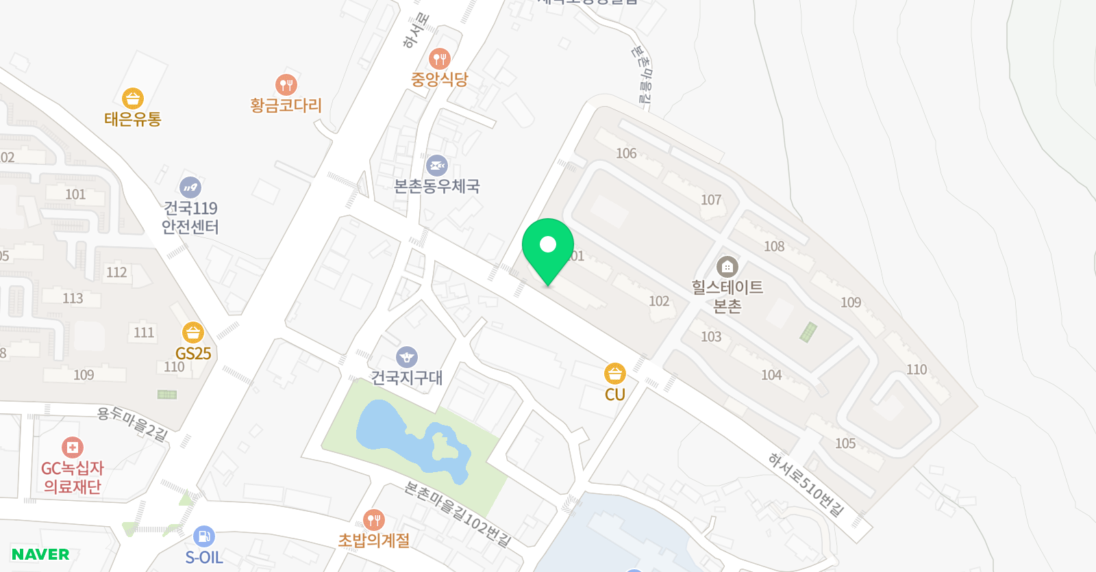 소리숲 음악교습소 위치