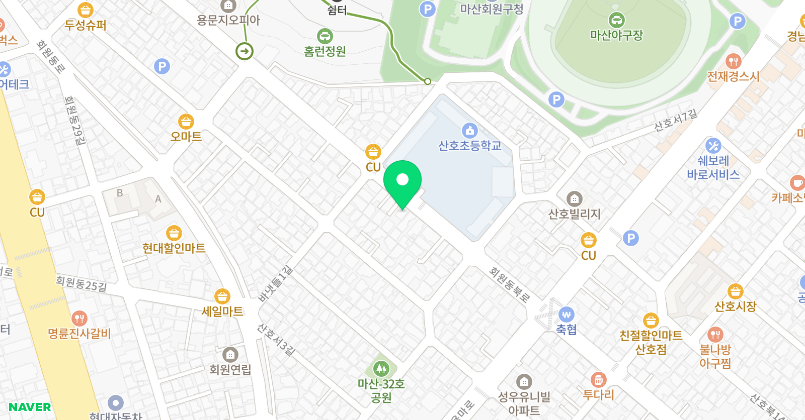 잉글리쉬무무 산호제1학습관 위치