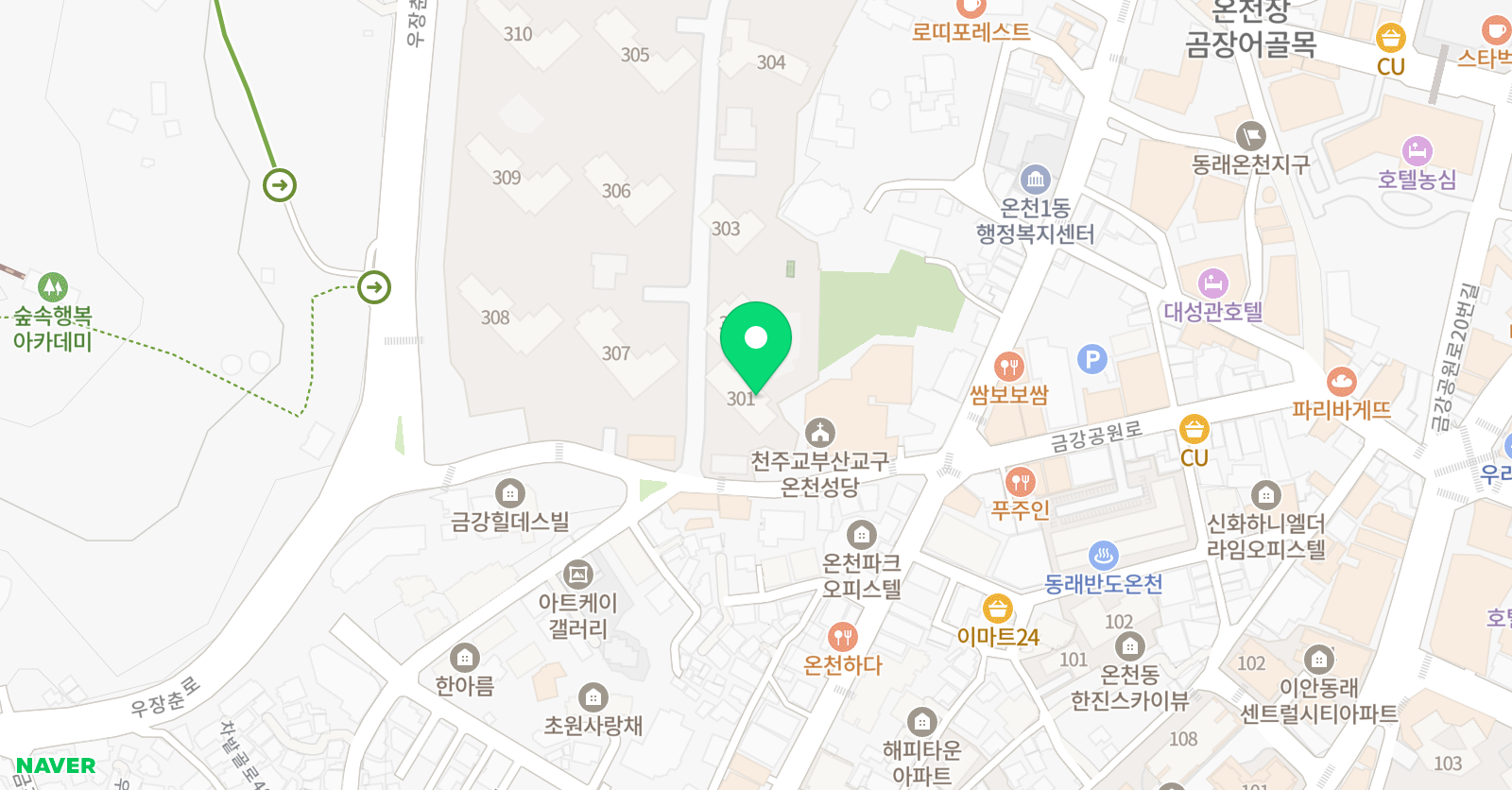 몬스터매스 부산동래래미안포레스티지교육원 위치