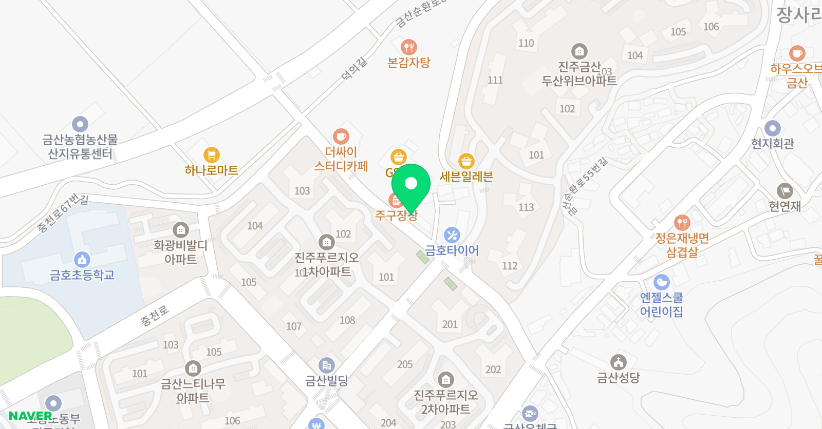 쥬니B 미술학원 위치