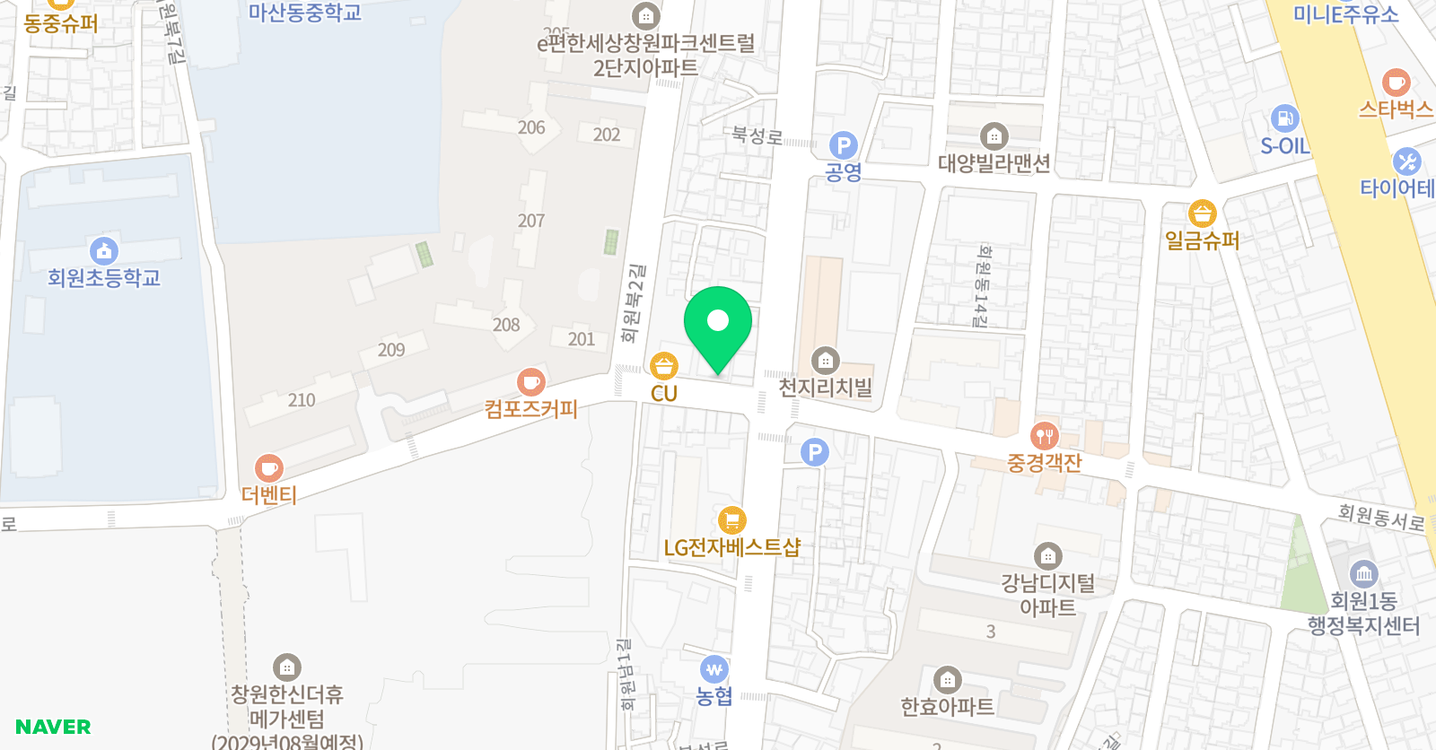 와이티 학원 위치
