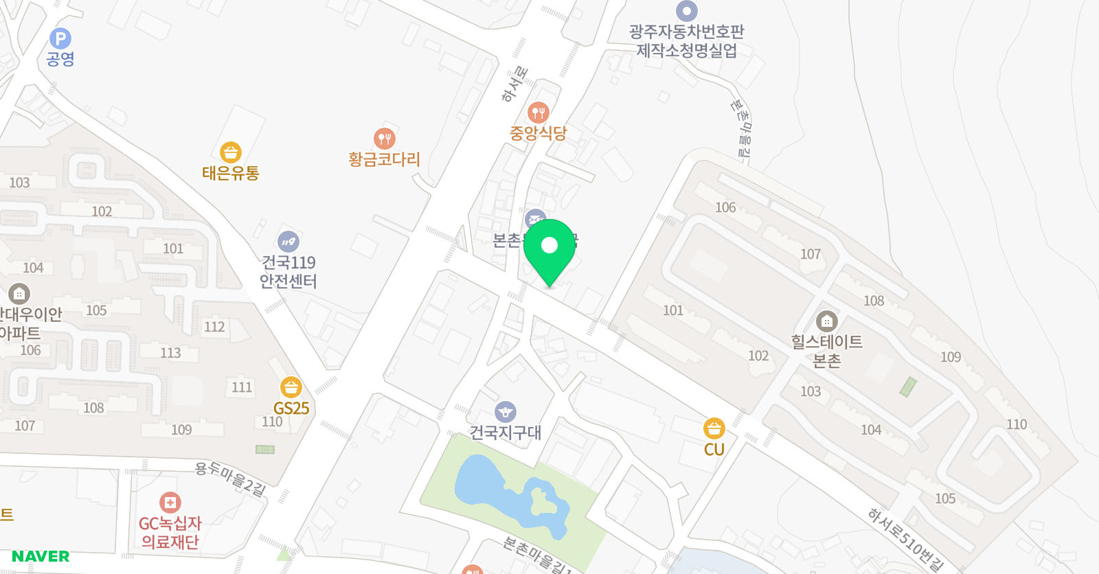 펜타곤발레학원 위치
