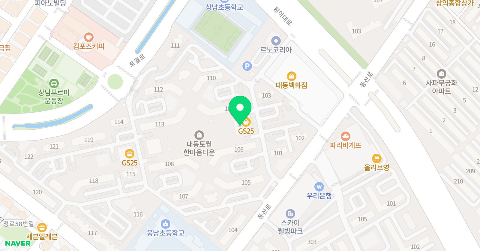 칸타타 음악학원 위치