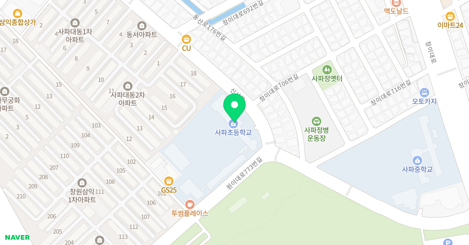 사파 베이스볼클럽 위치