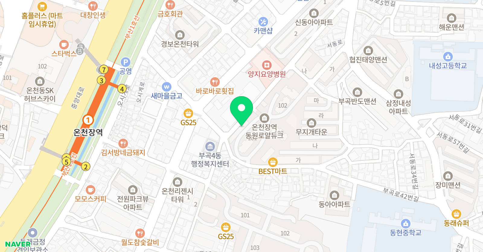 효승 태권도장 위치