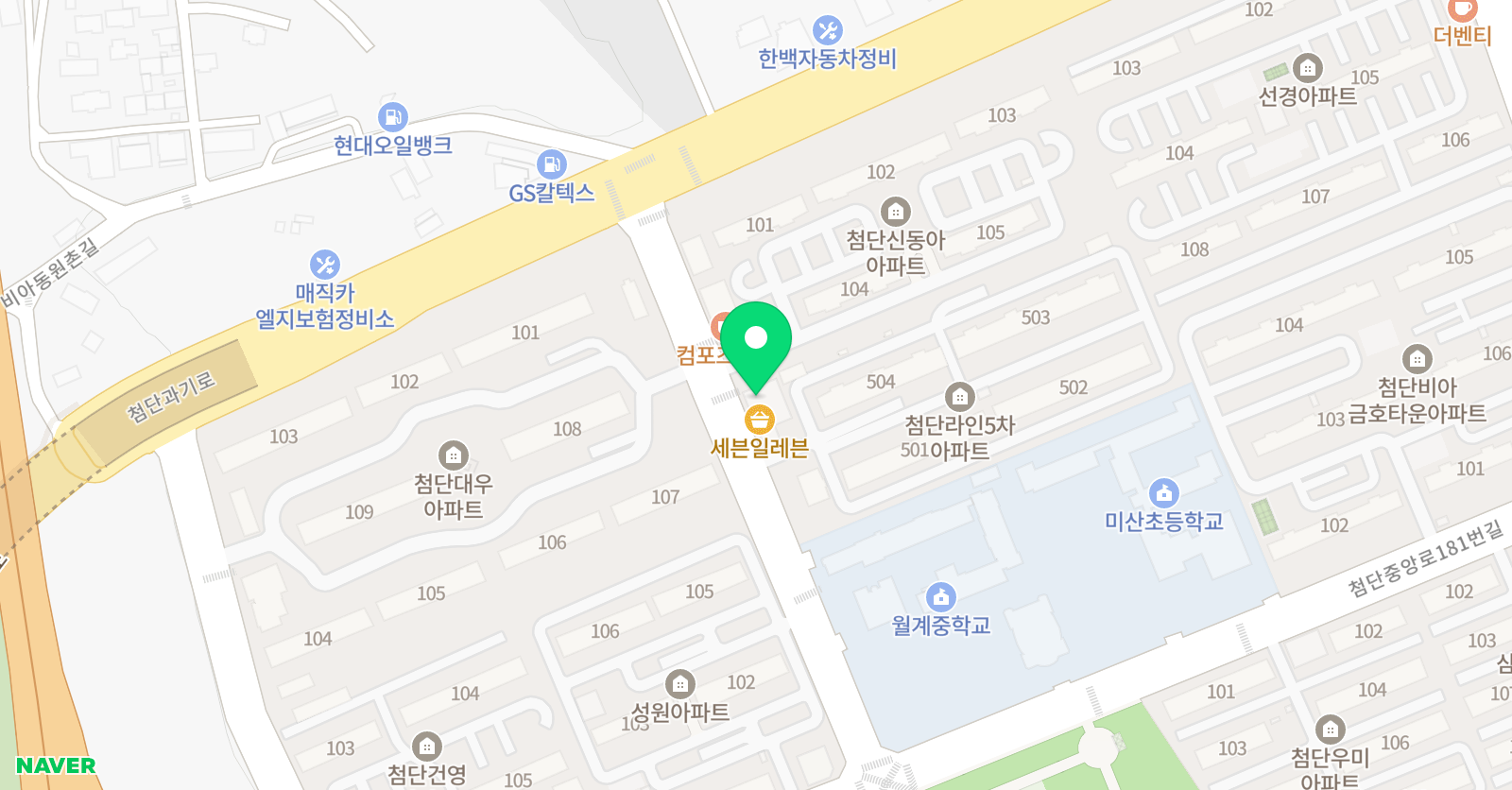 무명관 유레카 태권도 위치