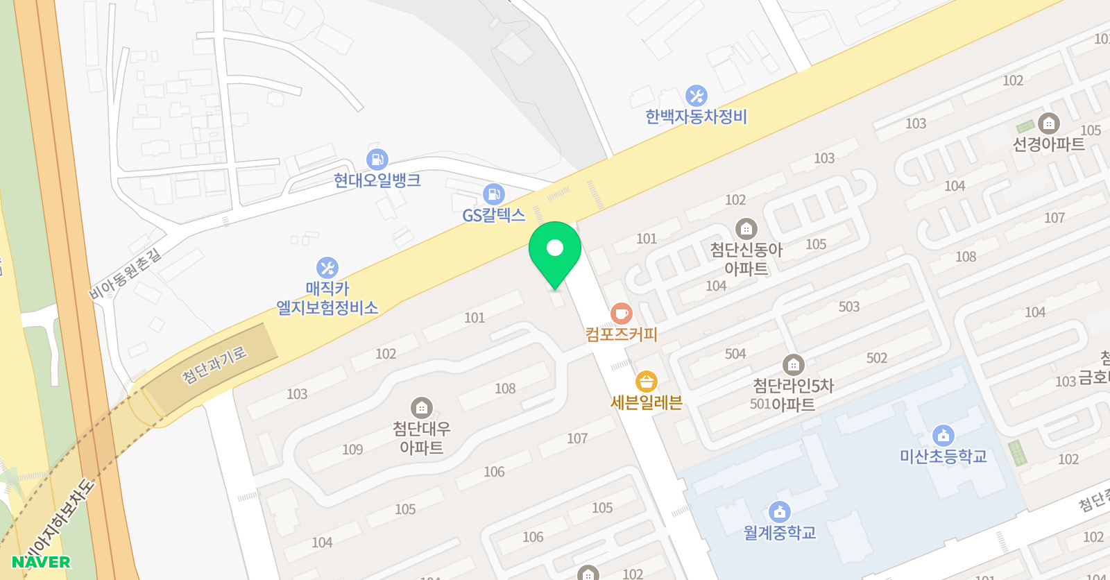 합기도 국무관 위치