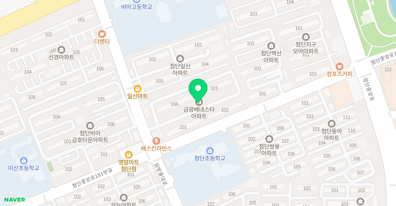 리드인 첨단금광점 위치