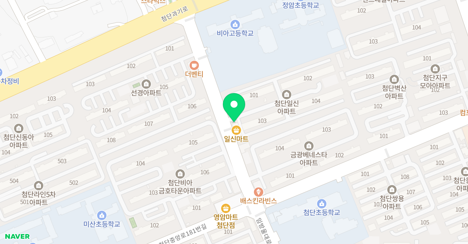 정암 태권도 효도관 위치