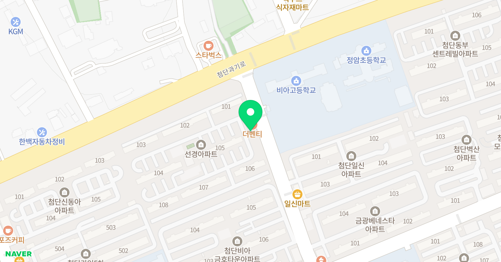 뮤엠 영어 선경캠퍼스 위치