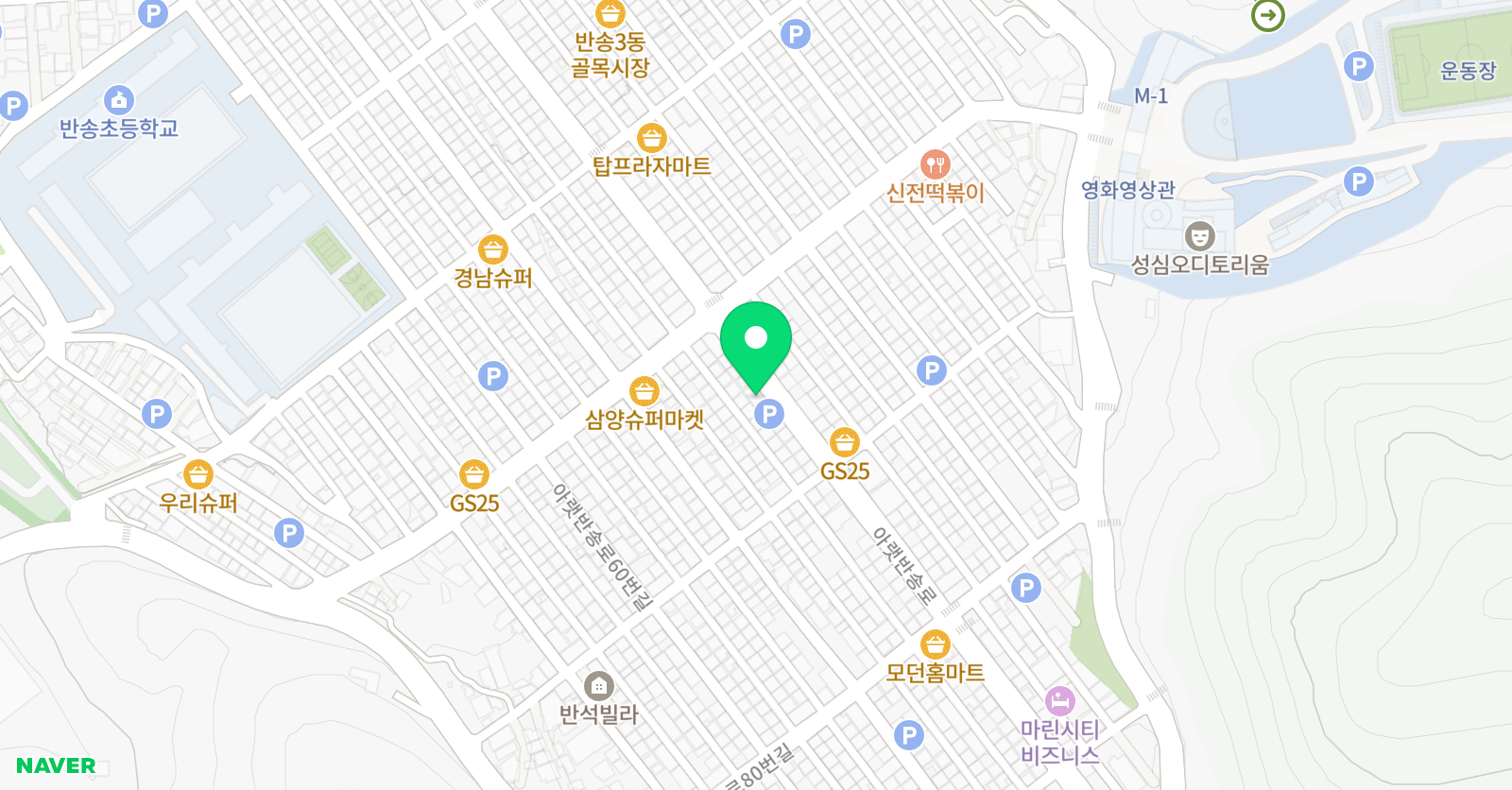 거산MBA 태권도 위치