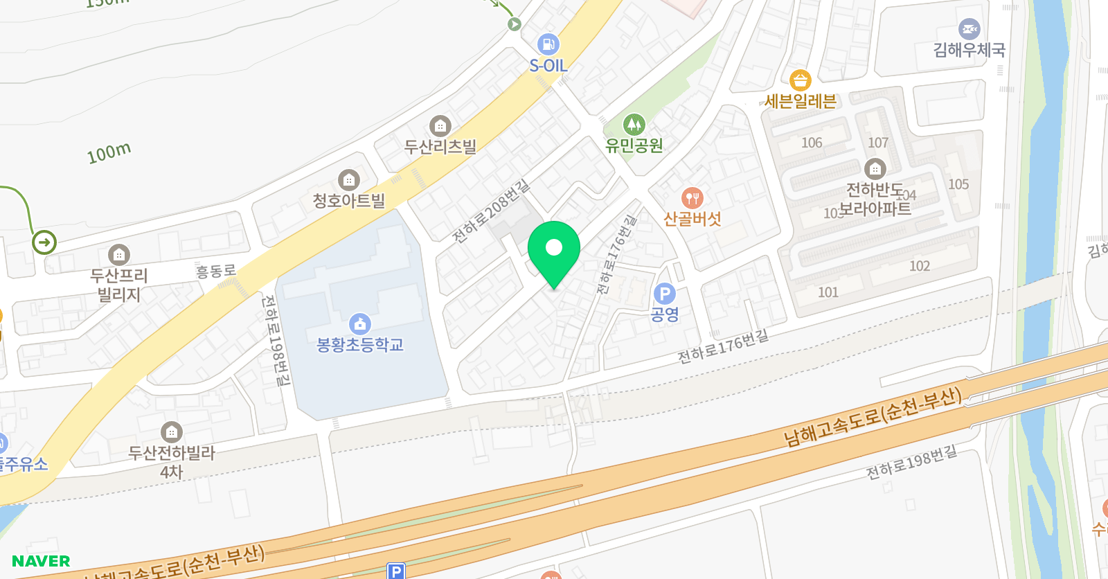 백경석사 태권도 위치