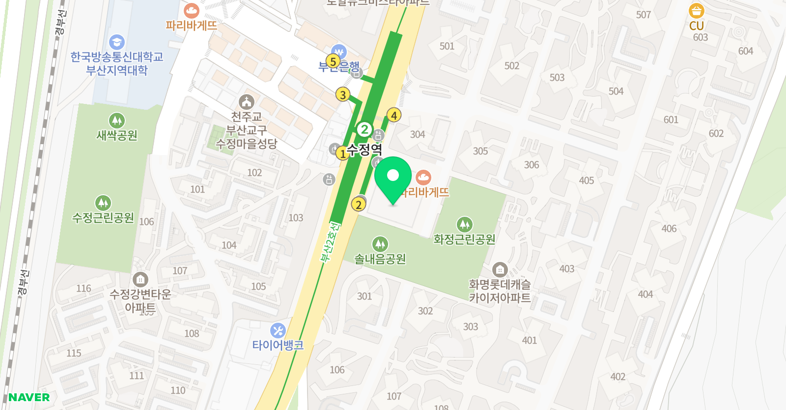 수풀림 수학교습소 위치