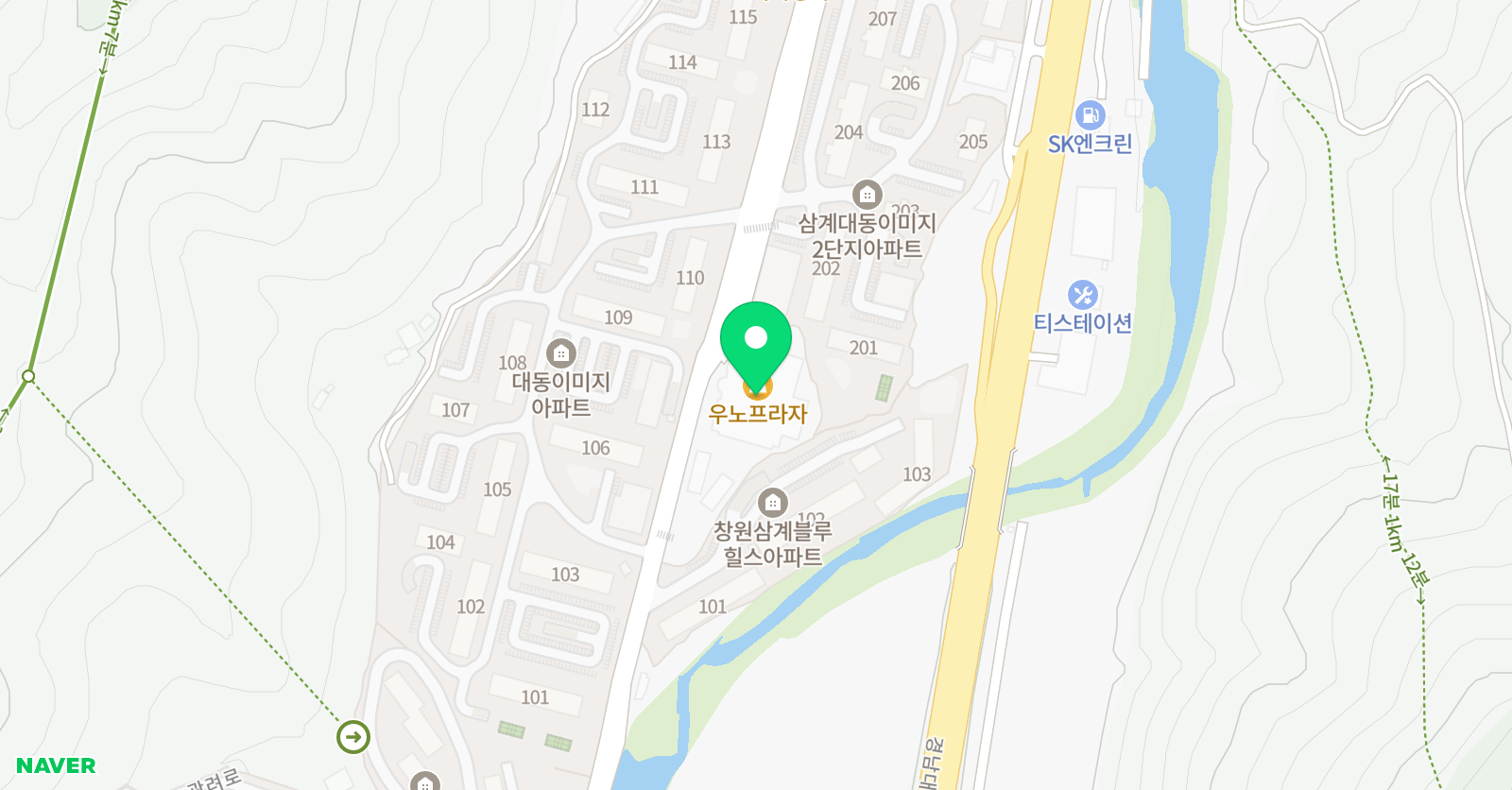 미래엔영어플러스 수학학원 위치