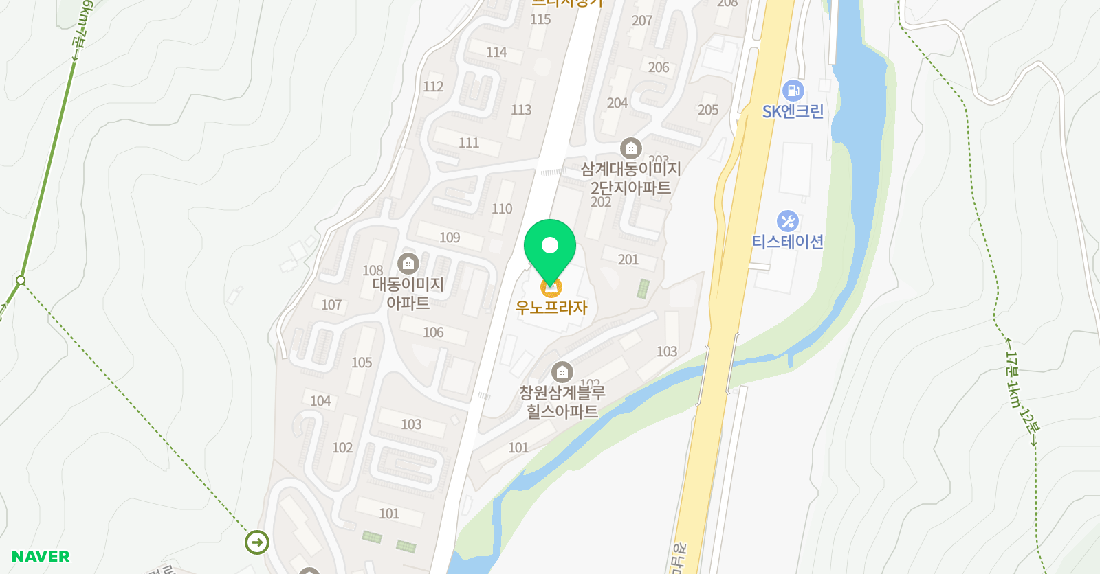 삼성영어셀레나 대동이미지교실 위치
