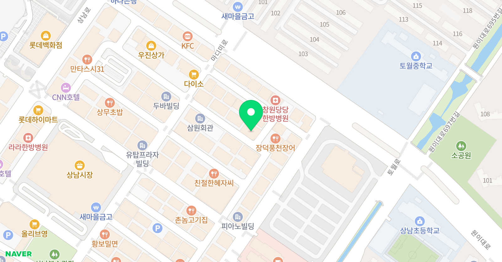 서강SLP 영어학원 위치