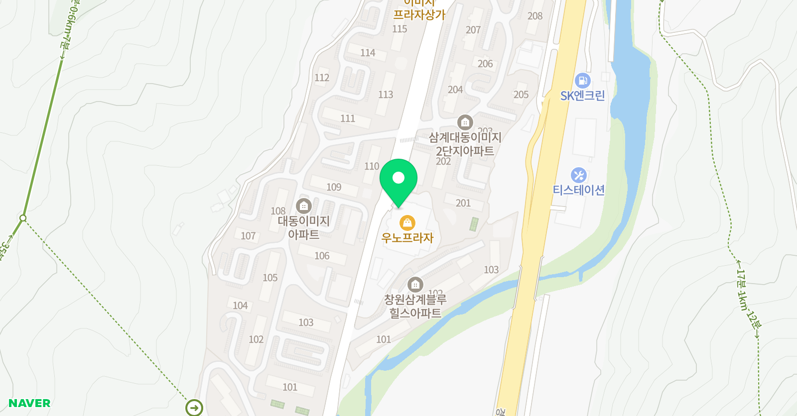 스타무 에타이킥복싱 위치