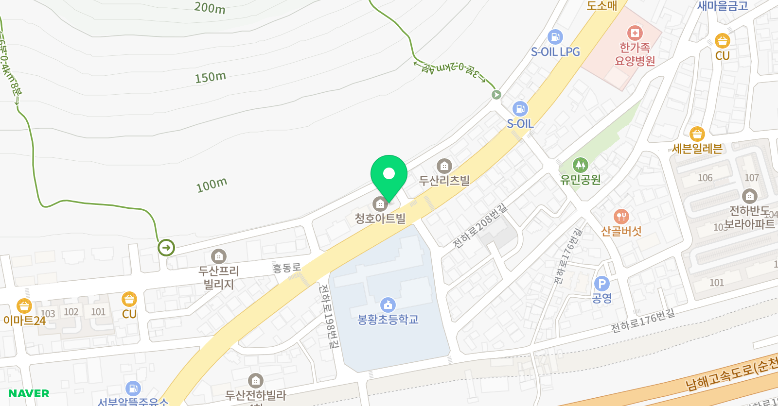 하이댄스학원 위치