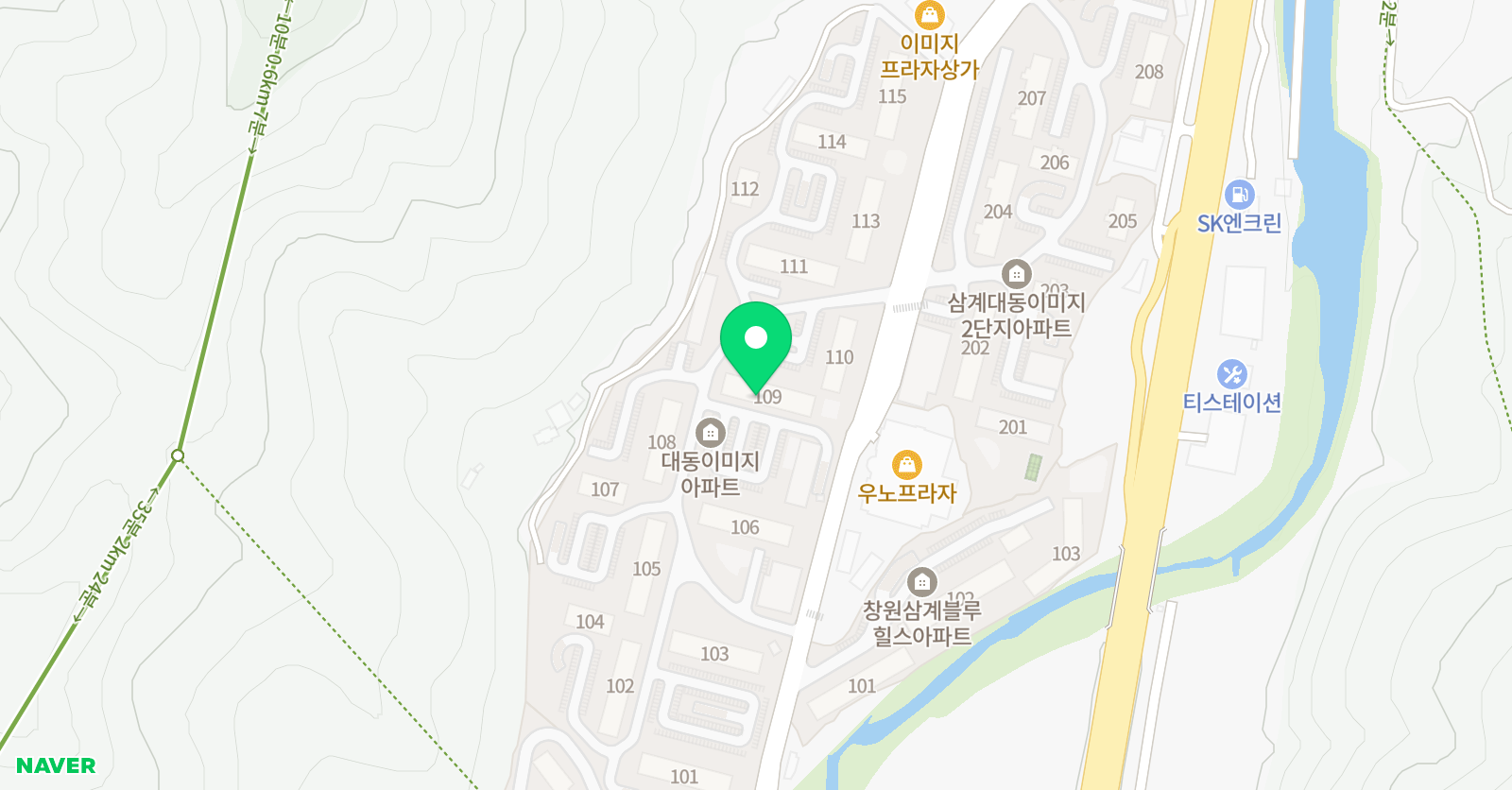 빨간펜 수학의달인 삼계대동이미지점 위치