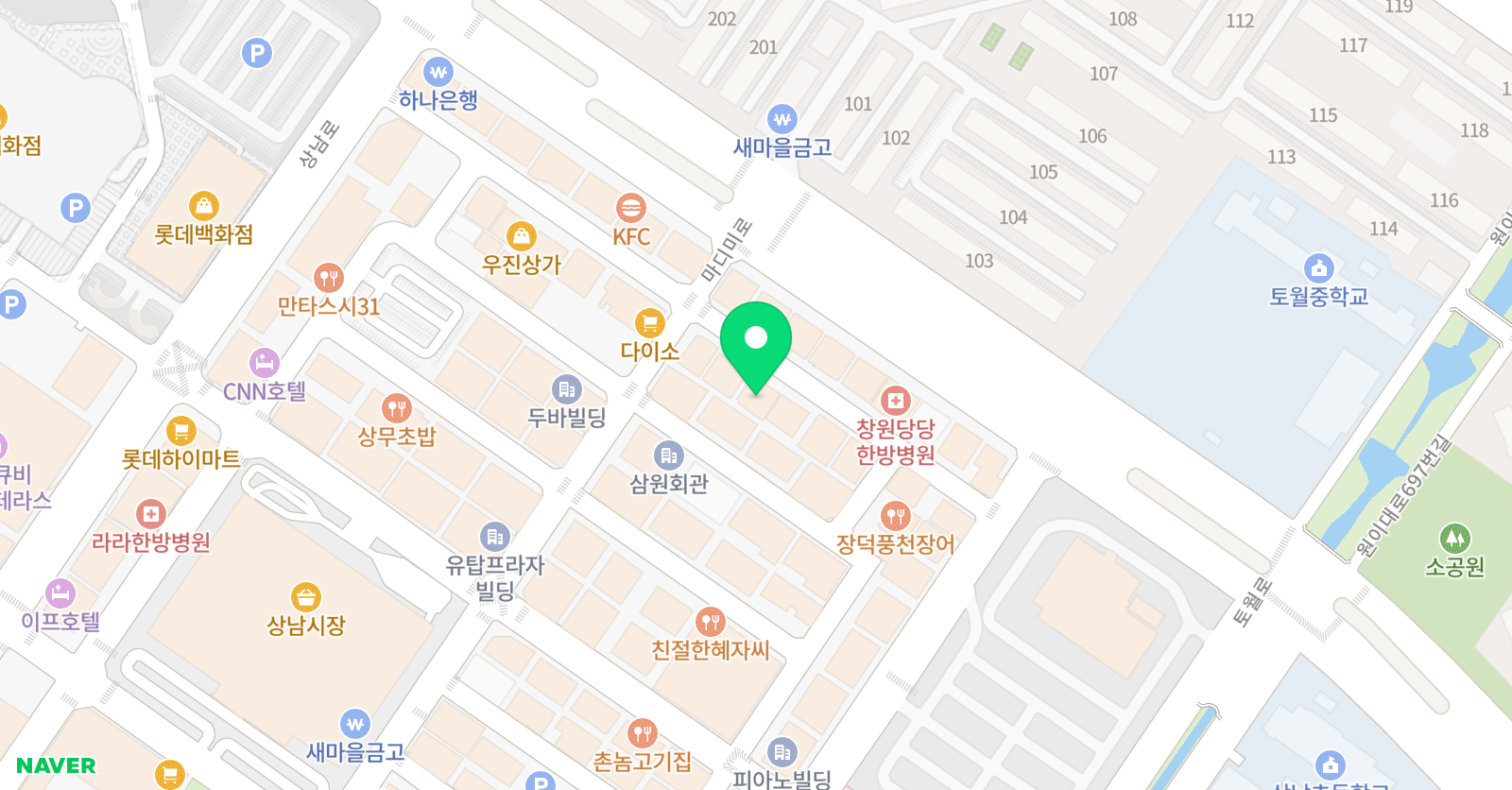 데일리 댄스학원 위치