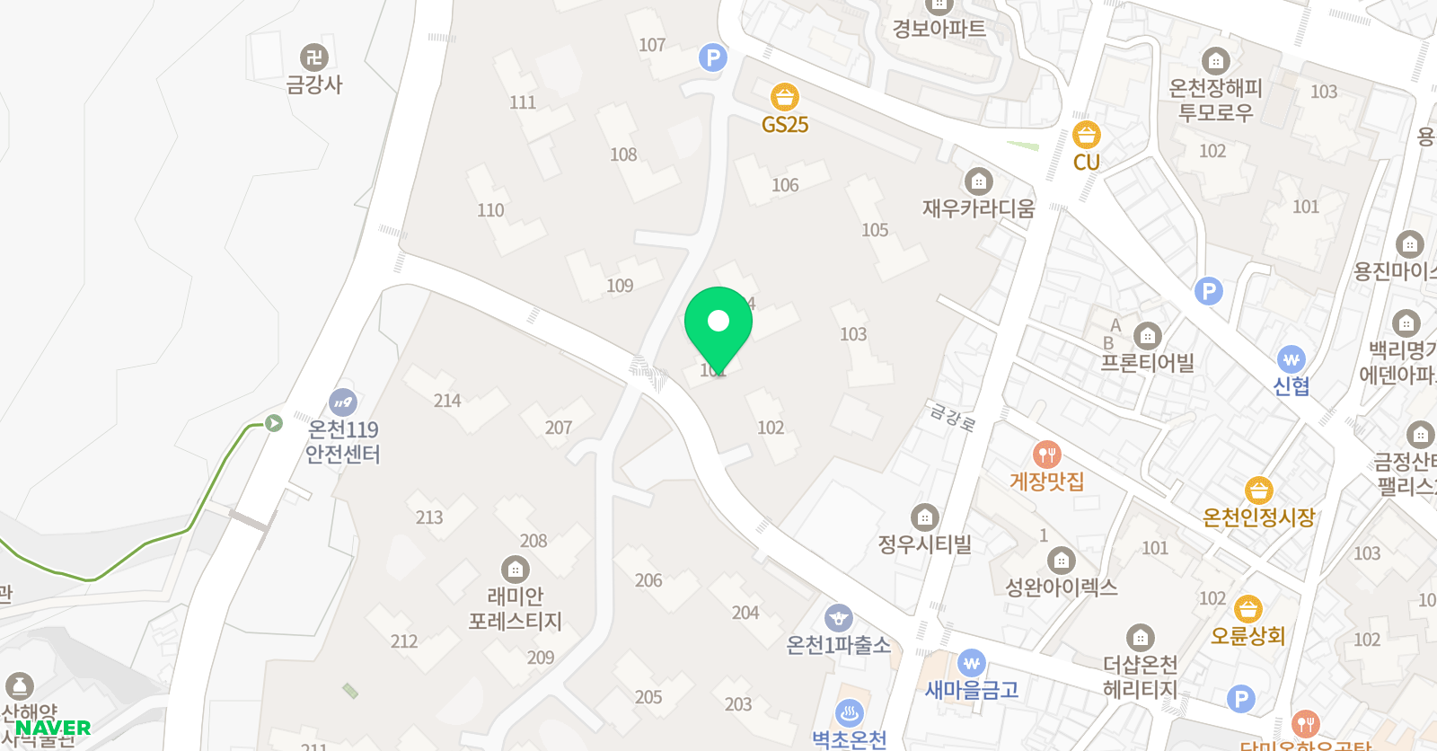 기탄사고력교실 래미안포레스티지1단지점 위치