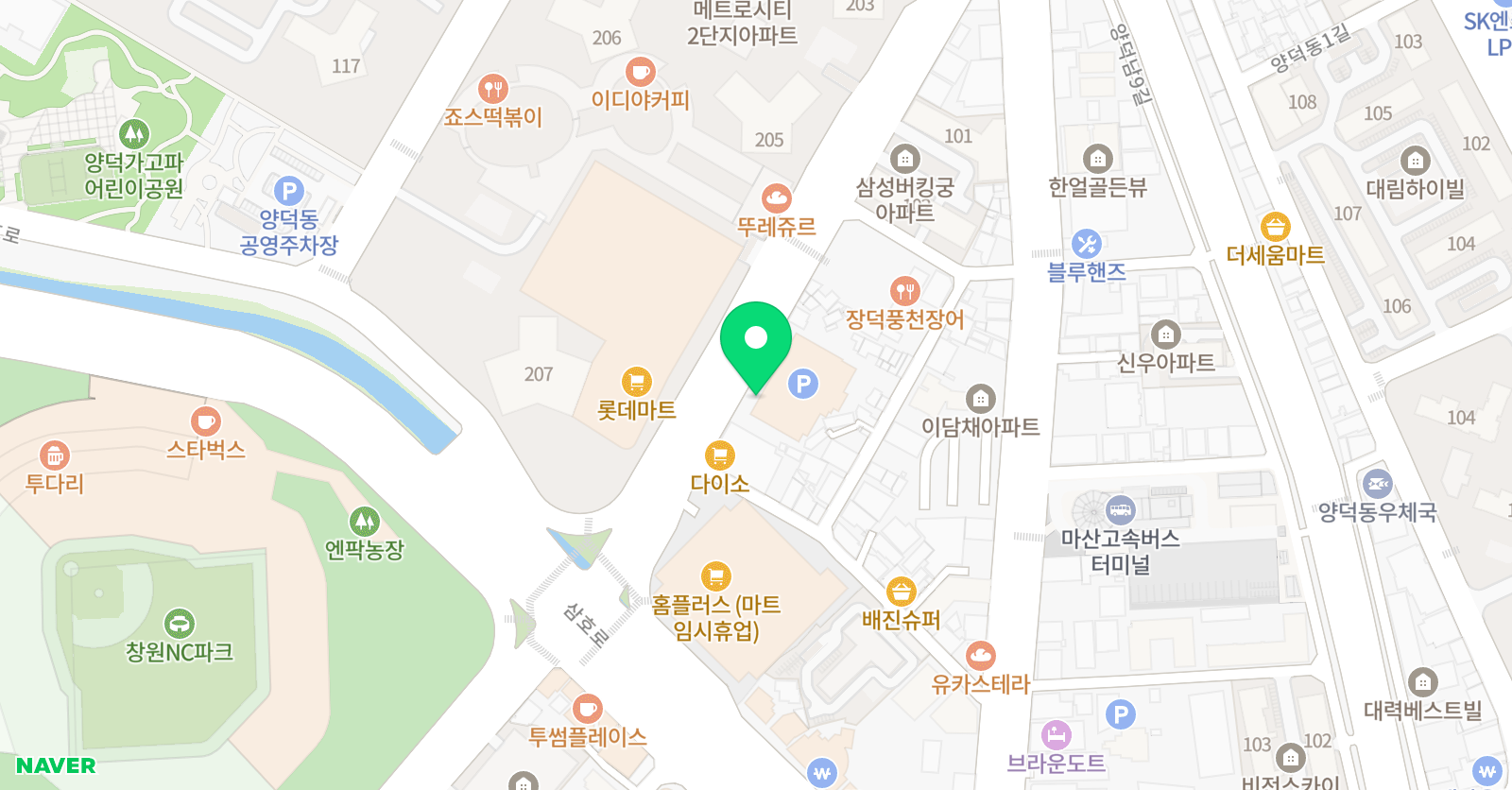 더잉글리쉬바이욱 영어교습소 위치