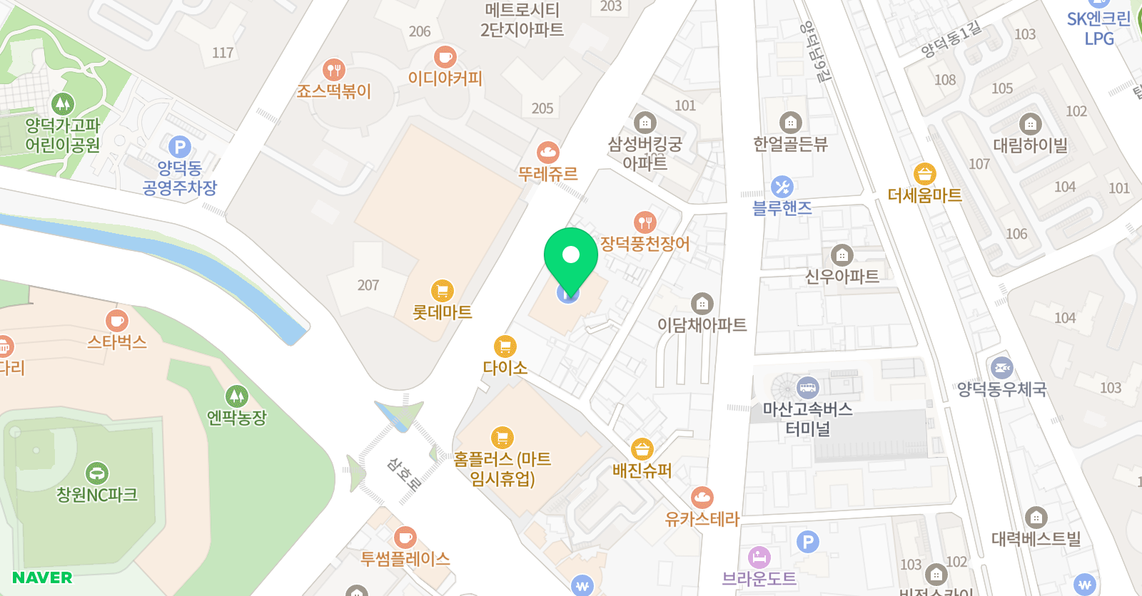 에오세 수학학원 위치